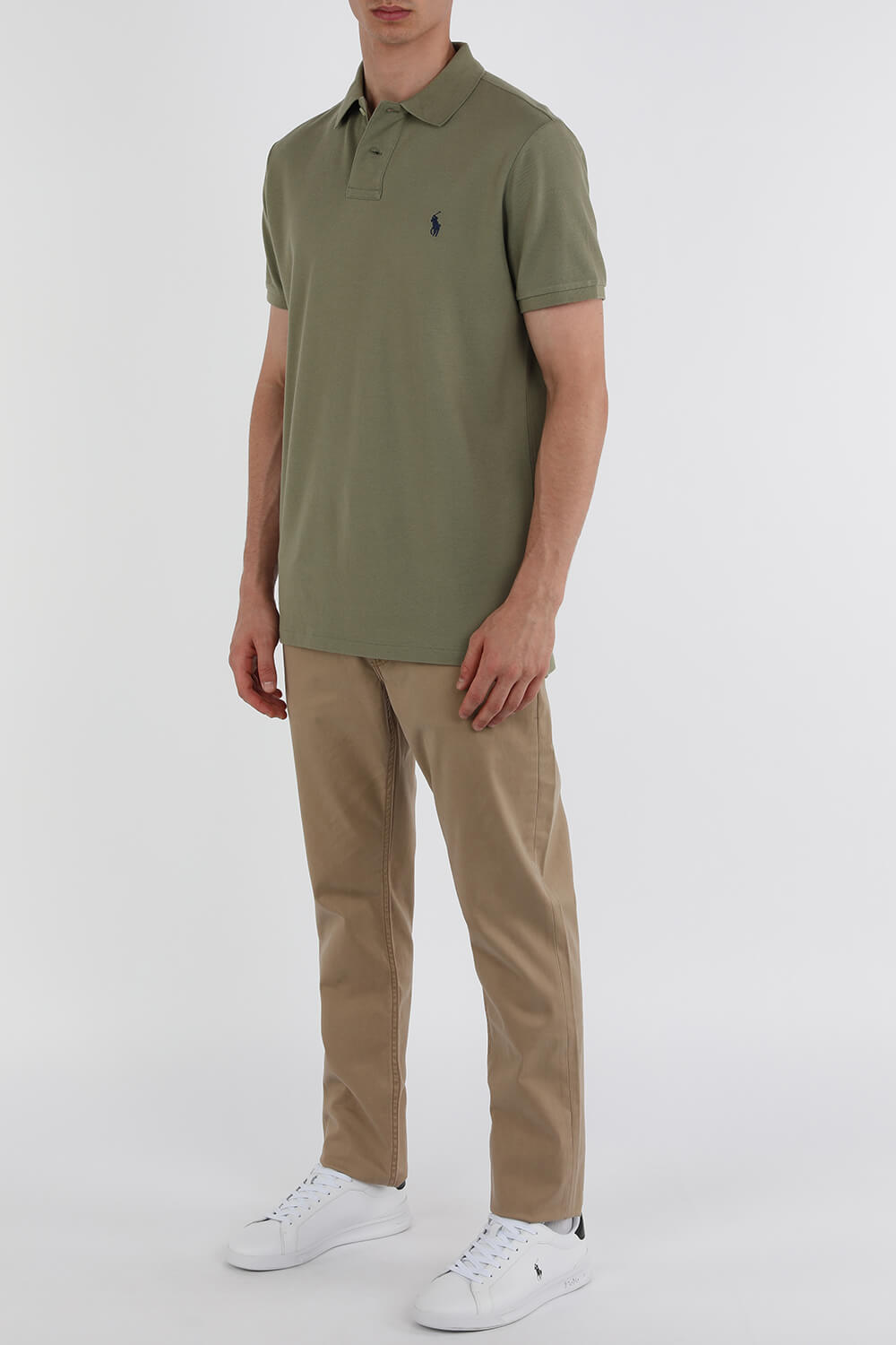 Logo Polo Shirt in Green